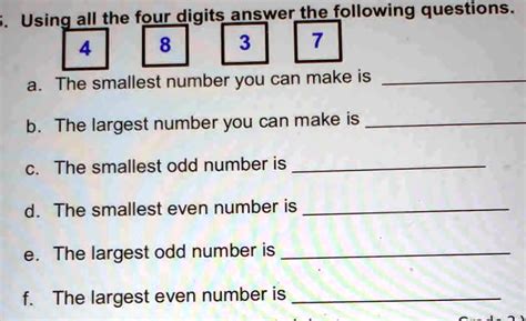 What is the smallest 4 digit odd number that you can make with .